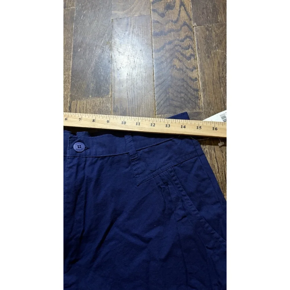 MERVYNS Blue Shorts Pleats Front Pockets Women's Size 16 NWT